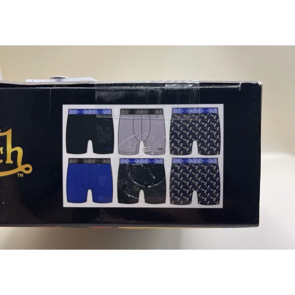 Von Dutch Originals Men's Cotton Stretch Boxer Briefs 6 Pack Sz Small 28-30 New